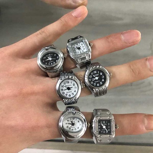 band rings vintage punk finger mini elastic strap alloy es couple rings jewelry clock retro roman quartz rings women men j230531, Silver
band rings vintage punk finger mini elastic strap alloy es couple rings jewelry clock retro roman quartz rings women men j230531, Silver