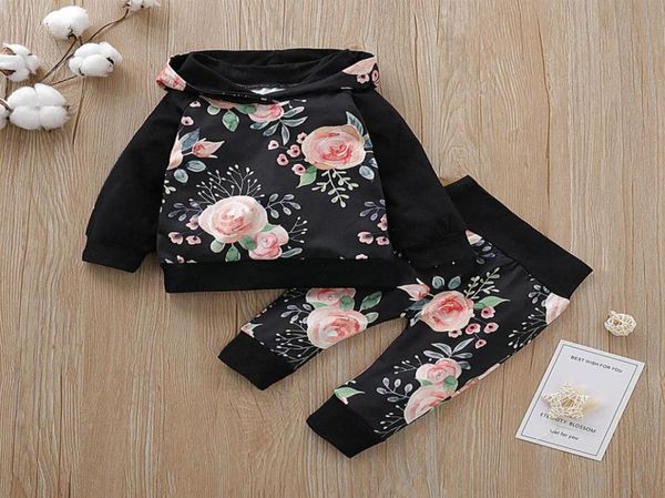 024m new autumn winter floral clothes set hooded hoodie pants for newborn baby toddler 2pcs set 2019 baby girl clothes y200805009275, White
024m new autumn winter floral clothes set hooded hoodie pants for newborn baby toddler 2pcs set 2019 baby girl clothes y200805009275, White