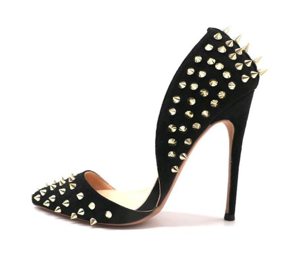 women039s shoes black suede stiletto heel gold rivets pointy toes hollow sandals ladies thin heels party dress shoe spiked5935141
women039s shoes black suede stiletto heel gold rivets pointy toes hollow sandals ladies thin heels party dress shoe spiked5935141