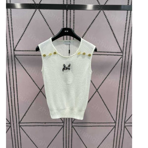 23ss womens designer clothing womens knits heavy industry diamond sequin alphabet yarn pullover knitted vest womens clothes a1, White
23ss womens designer clothing womens knits heavy industry diamond sequin alphabet yarn pullover knitted vest womens clothes a1, White