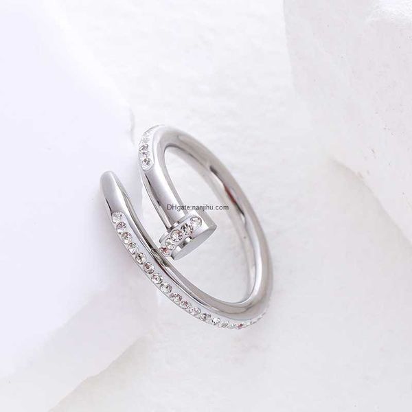 designer luxury cait brand tier new ins style classic high grade feeling card home nail men and 18k network red fashion opening ring for wom, Silver
designer luxury cait brand tier new ins style classic high grade feeling card home nail men and 18k network red fashion opening ring for wom, Silver