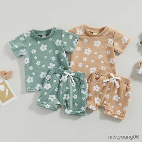 clothing sets infant baby boy girl summer set flower print short sleeve crew neck t-shirt with shorts casual outfit, White
clothing sets infant baby boy girl summer set flower print short sleeve crew neck t-shirt with shorts casual outfit, White