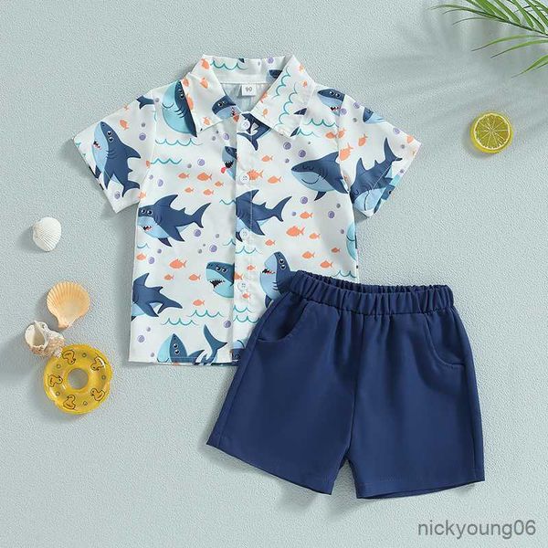 clothing sets 2pcs kids boys beach outfits cute shark print short sleeve button shirt and shorts children boy summer, White
clothing sets 2pcs kids boys beach outfits cute shark print short sleeve button shirt and shorts children boy summer, White
