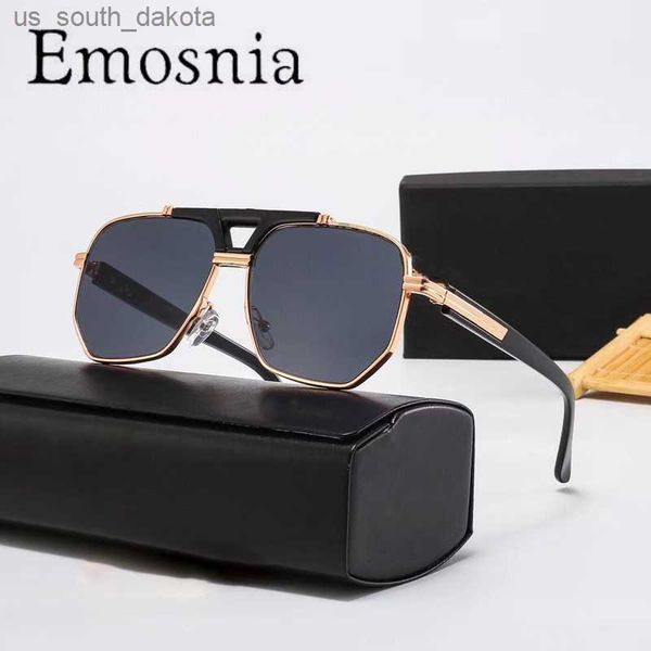 emosnia 2022 retro pilot sunglasses men fashion luxury hipster metal man women eyewear vintage brand design sun glasses oculos l230523, White;black
emosnia 2022 retro pilot sunglasses men fashion luxury hipster metal man women eyewear vintage brand design sun glasses oculos l230523, White;black