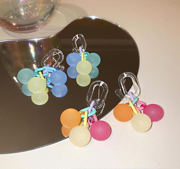 dangle chandelier 2021 fashion acrylic colorful round ball earrings long for women girl creative drop jewelry gifts1251252, Silver
dangle chandelier 2021 fashion acrylic colorful round ball earrings long for women girl creative drop jewelry gifts1251252, Silver