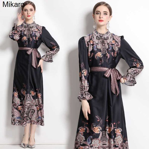 mikaro paisley floral party maxi dress long sleeve women designer mock neck birthday prom lace up bow slim a-line dresses ladies office chic, Black;gray
mikaro paisley floral party maxi dress long sleeve women designer mock neck birthday prom lace up bow slim a-line dresses ladies office chic, Black;gray
