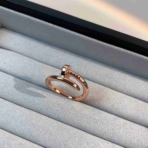 designer luxury cait brand tier nail male and female personality couple simple stainless plain colorless titanium steel ring, Silver
designer luxury cait brand tier nail male and female personality couple simple stainless plain colorless titanium steel ring, Silver