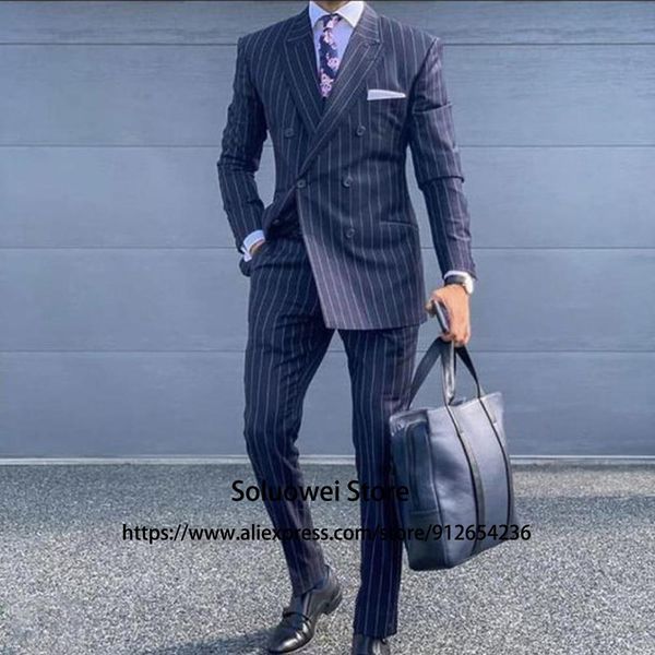 blazers navy blue stripe suits for mens 2 piece jacket pants set groom wedding peaked lapel tuxedo formal double breasted costume homme, White;black
blazers navy blue stripe suits for mens 2 piece jacket pants set groom wedding peaked lapel tuxedo formal double breasted costume homme, White;black