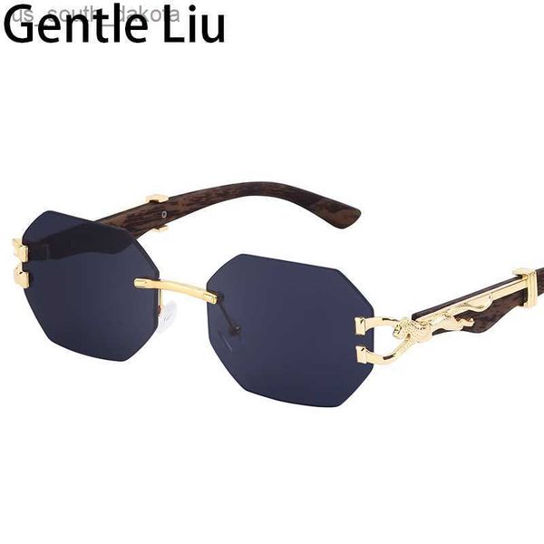 small octagon rimless sunglasses men women vintage frameless sun glasses for male 2023 luxury brand leopard eyewear shades uv400 l230523, White;black
small octagon rimless sunglasses men women vintage frameless sun glasses for male 2023 luxury brand leopard eyewear shades uv400 l230523, White;black