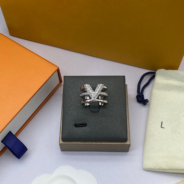 designer ring luxury senior diamond ring holiday gift must give classic v-shaped ring for men women fashion high sense ring, Silver
designer ring luxury senior diamond ring holiday gift must give classic v-shaped ring for men women fashion high sense ring, Silver