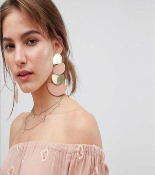 dangle chandelier european and american earrings female large circle pendant temperament jewelry korean personality trendy exagg5137649, Silver
dangle chandelier european and american earrings female large circle pendant temperament jewelry korean personality trendy exagg5137649, Silver