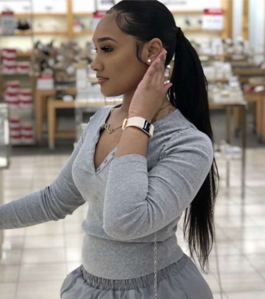 ponytail extension human pony tails hair piece wrap around ponytail hair extensions real remy hair with magic paste 26" straight 140g, Black
ponytail extension human pony tails hair piece wrap around ponytail hair extensions real remy hair with magic paste 26" straight 140g, Black