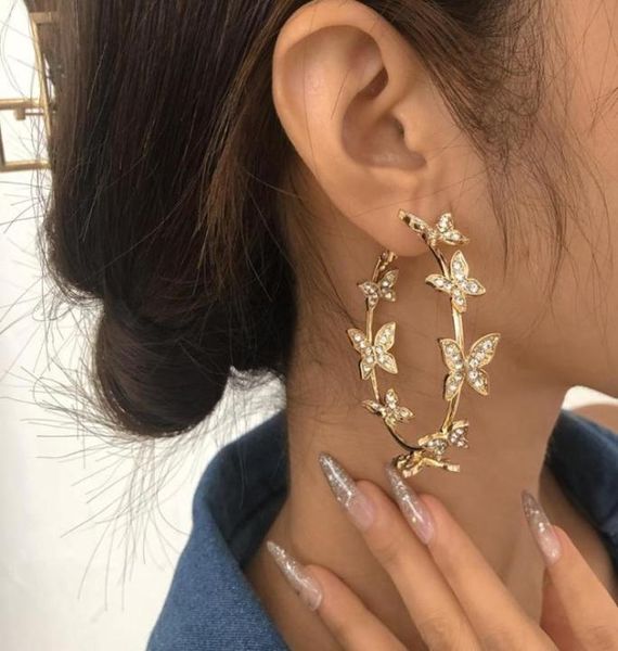 hoop huggie lalynnly elegant butterfly earrings for women personality temperament party ear jewelry whole girls accessories 9916114, Golden;silver
hoop huggie lalynnly elegant butterfly earrings for women personality temperament party ear jewelry whole girls accessories 9916114, Golden;silver
