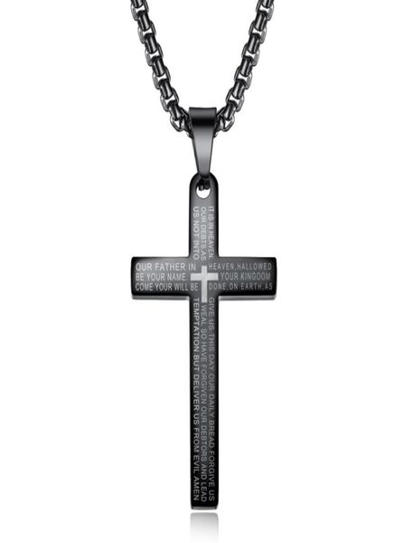 retro cross scripture titanium women men039s fashion pendant necklace hip hop stainless steel gold black jewelry1460875, Silver
retro cross scripture titanium women men039s fashion pendant necklace hip hop stainless steel gold black jewelry1460875, Silver