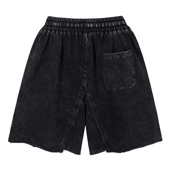 new sports five point midget men's loose and versatile perforated drawstring washed shorts, White;black
new sports five point midget men's loose and versatile perforated drawstring washed shorts, White;black