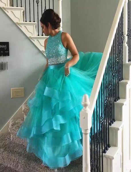 two piece ball gown quinceanera dresses sparkling sequin beaded tulle ruffle floor length custom made 2019 girls pageant prom dres4808021, Blue;red
two piece ball gown quinceanera dresses sparkling sequin beaded tulle ruffle floor length custom made 2019 girls pageant prom dres4808021, Blue;red