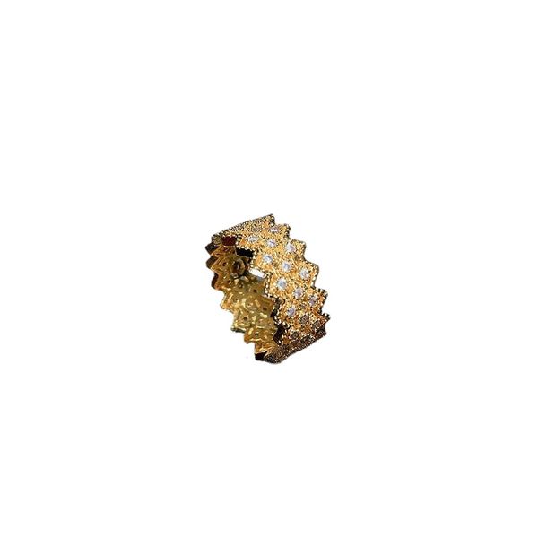 vintage court weave engraved gold sparkle diamond ring 18k gold plated jewelry lace snowflake micro-set zircon ring wide version, Silver
vintage court weave engraved gold sparkle diamond ring 18k gold plated jewelry lace snowflake micro-set zircon ring wide version, Silver