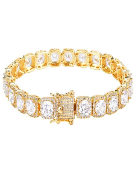 new 9mm square men039s clustered tennis bracelet hip hop link fashion rock jewelry gold silver color8324987, Black
new 9mm square men039s clustered tennis bracelet hip hop link fashion rock jewelry gold silver color8324987, Black