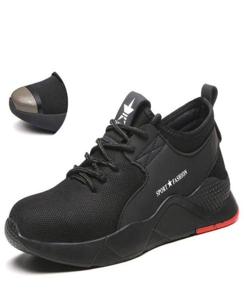 mens boots fashion safety shoes breathable lightweight widened antismashing steel toe work sandals single mesh outdoor sneaker1165213, Black
mens boots fashion safety shoes breathable lightweight widened antismashing steel toe work sandals single mesh outdoor sneaker1165213, Black