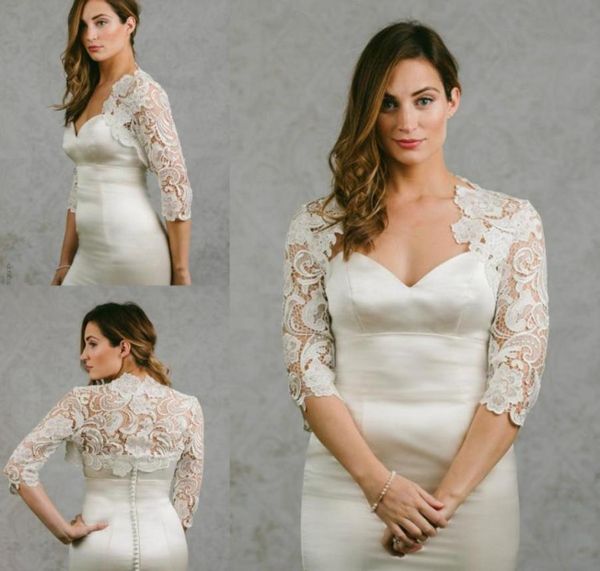 new arrival 2018 bridal wraps 34 sleeves bridal coat lace jackets wedding capes wraps bolero jacket wedding dress wraps plus size75767696, White
new arrival 2018 bridal wraps 34 sleeves bridal coat lace jackets wedding capes wraps bolero jacket wedding dress wraps plus size75767696, White