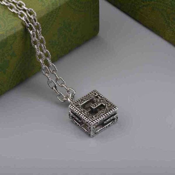 20% off 2023 new designer jewelry bracelet necklace ring ancient family square made of old style hollow pattern pendant couple's clavic, Silver
20% off 2023 new designer jewelry bracelet necklace ring ancient family square made of old style hollow pattern pendant couple's clavic, Silver