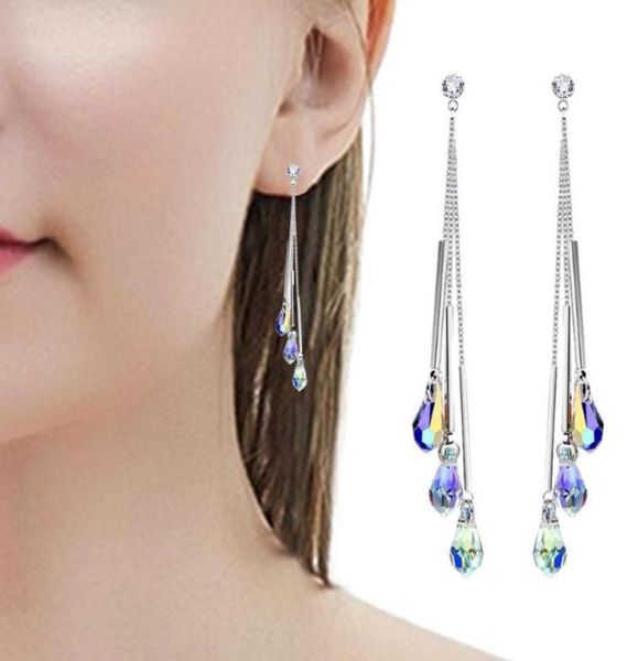 dangle chandelier fashion faux women crystal long tassel earrings statement bridal wedding jewelry6098092, Silver
dangle chandelier fashion faux women crystal long tassel earrings statement bridal wedding jewelry6098092, Silver