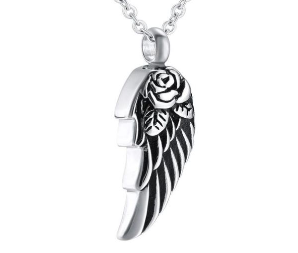 stainless steel angel wings flower waterproof pendant cremation urn necklace ash memorial keepsake jewelry for men women5664488, Silver
stainless steel angel wings flower waterproof pendant cremation urn necklace ash memorial keepsake jewelry for men women5664488, Silver