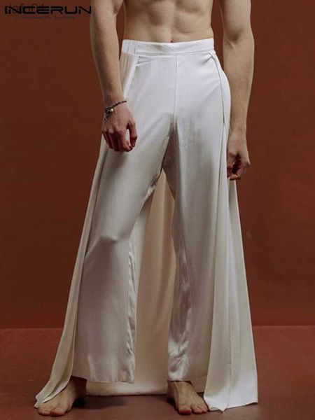 men's pants stylish men's wide leg see through mesh trousers solid all-match simple male comfortable long pants s-5xl incerun 2023, Black
men's pants stylish men's wide leg see through mesh trousers solid all-match simple male comfortable long pants s-5xl incerun 2023, Black