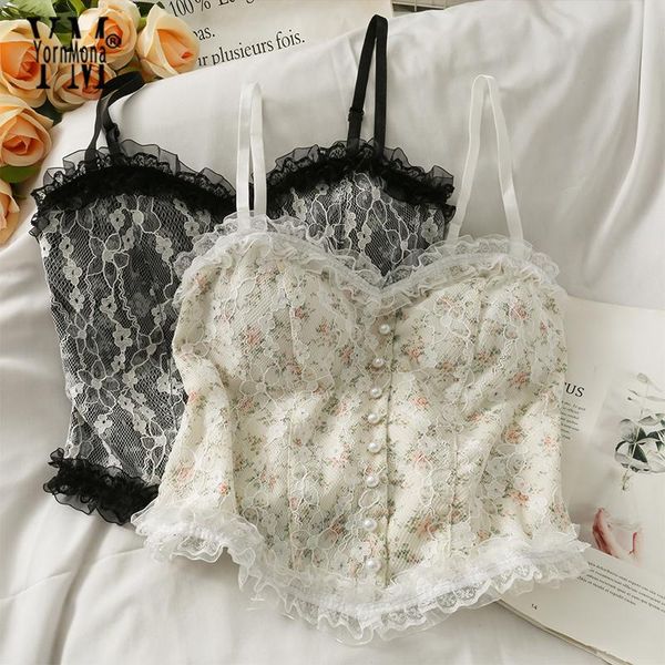 t-shirt yornmona ins fashion lace floral print camis women 2021 retro gothic singlebreasted spaghetti strap crop ladies shirts, White
t-shirt yornmona ins fashion lace floral print camis women 2021 retro gothic singlebreasted spaghetti strap crop ladies shirts, White