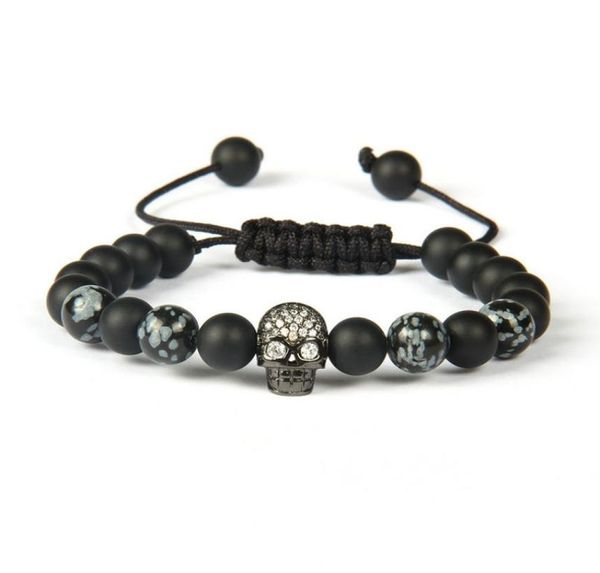 whole 10pcslot 8mm quality matte agate and obsidian stone with clear cz black skull macrame bracelet for men6437406, Golden;silver
whole 10pcslot 8mm quality matte agate and obsidian stone with clear cz black skull macrame bracelet for men6437406, Golden;silver