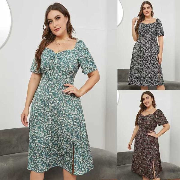 gibsie sweetheart neck ditsy floral puff sleeve dress plus size 4xl 5xl women casual summer high waist a-line split midi dresses, Black
gibsie sweetheart neck ditsy floral puff sleeve dress plus size 4xl 5xl women casual summer high waist a-line split midi dresses, Black
