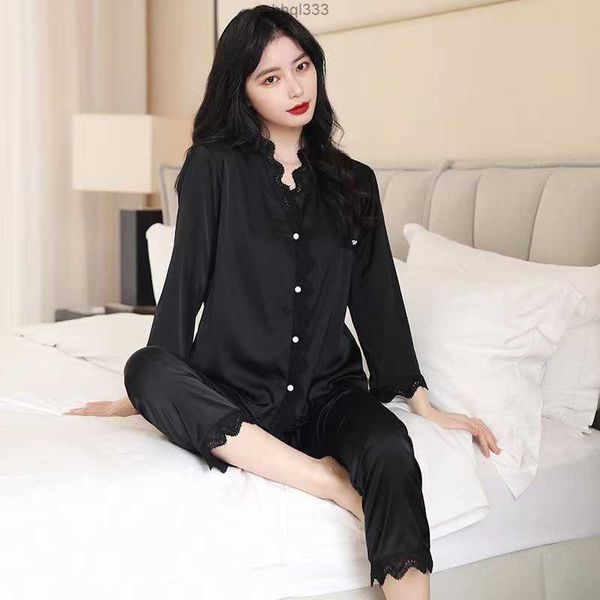 o0fs mji2 b938 women's two piece pants women's pajamas sets woman pajama party summer v neck design suit long sleeve trousers set, White
o0fs mji2 b938 women's two piece pants women's pajamas sets woman pajama party summer v neck design suit long sleeve trousers set, White