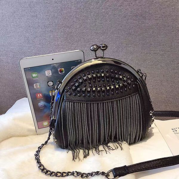 fashion creative fringed liudin shell bag shoulder bag everything chain bag manufacturers direct sales