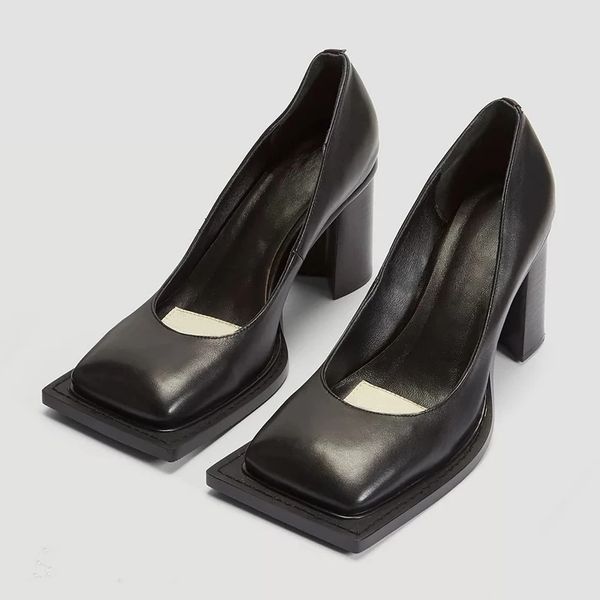 square toe women pumps chunky high heels black prom dress shoes designer zapatos mujer valentine shoes leather stiletto
square toe women pumps chunky high heels black prom dress shoes designer zapatos mujer valentine shoes leather stiletto