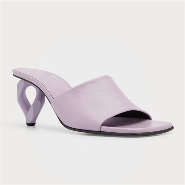 violet women slippers strange high heels ladies gladiator sandals outdoor slides prom dress shoes luxury square toe mules, Black
violet women slippers strange high heels ladies gladiator sandals outdoor slides prom dress shoes luxury square toe mules, Black