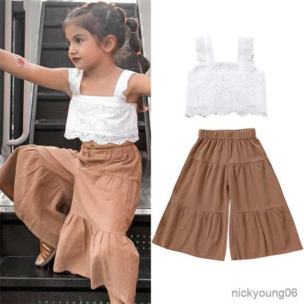 clothing sets summer girls casual style floral sleeveless crop andwide leg pants baby clothes children kids outfits, White
clothing sets summer girls casual style floral sleeveless crop andwide leg pants baby clothes children kids outfits, White