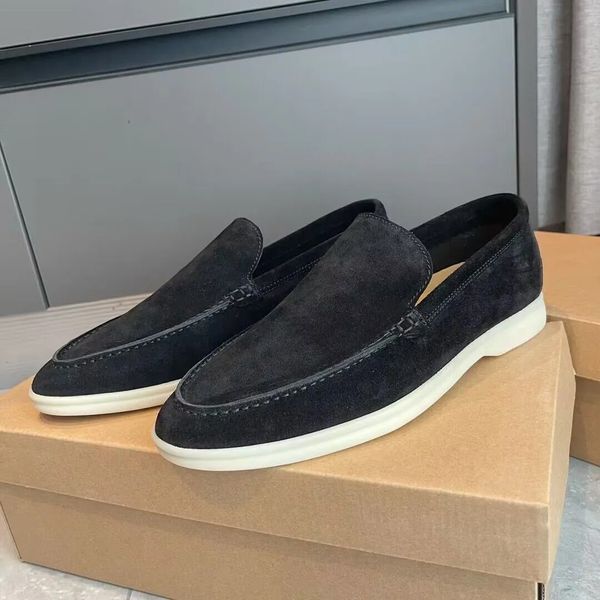 2023 men's casual shoes lp loafers flat low suede cow leather oxfords loro&piana moccasins summer walk comfort loafer slip on rubber so, Black
2023 men's casual shoes lp loafers flat low suede cow leather oxfords loro&piana moccasins summer walk comfort loafer slip on rubber so, Black
