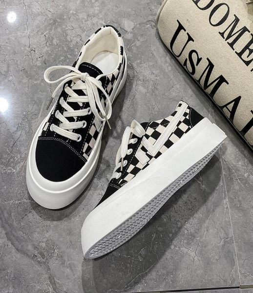 women039s canvas shoes black and white plaid thicksoled shoes female students casual sneakers 2022 new spring and autumn7584839
women039s canvas shoes black and white plaid thicksoled shoes female students casual sneakers 2022 new spring and autumn7584839