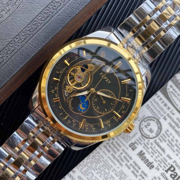 be130 luxury brand mens watches classic luxury stainless steel waterproof watch business automatic mechanical sports aaa clocks, Slivery;brown
be130 luxury brand mens watches classic luxury stainless steel waterproof watch business automatic mechanical sports aaa clocks, Slivery;brown