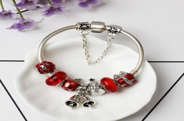 strands pand christmas bell bracelet fashion red apple and crystal beaded bracelet with box whole9734830, Black
strands pand christmas bell bracelet fashion red apple and crystal beaded bracelet with box whole9734830, Black