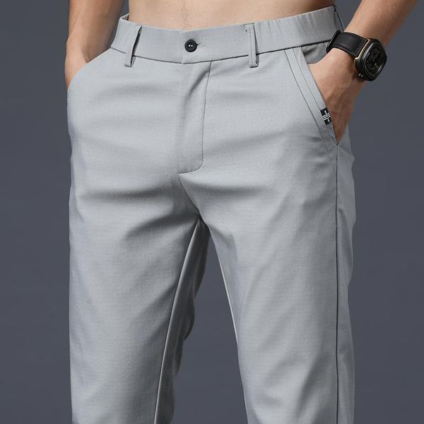 pants 2022 summer fashion men pants casual slim fit light thin stretch material trousers elastic waist solid black work pants for man
pants 2022 summer fashion men pants casual slim fit light thin stretch material trousers elastic waist solid black work pants for man