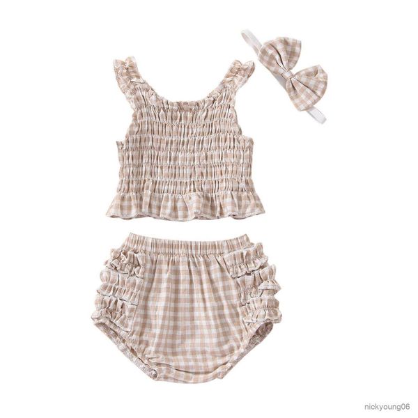 clothing sets 0-2yrs newborn girls plaid clothes outfits casual sleeveless vest shorts headband summer baby set, White
clothing sets 0-2yrs newborn girls plaid clothes outfits casual sleeveless vest shorts headband summer baby set, White