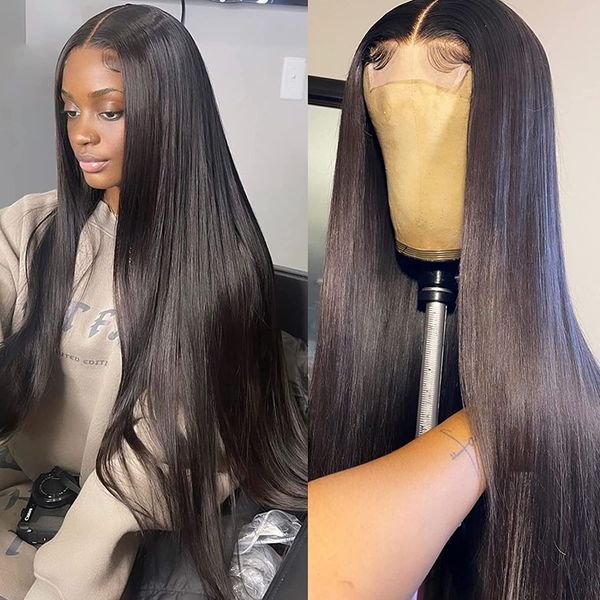rucycat straight human hair wigs 4x4 transparent lace closure wig brazilian weave human hair straight wigs for black women, Black;brown
rucycat straight human hair wigs 4x4 transparent lace closure wig brazilian weave human hair straight wigs for black women, Black;brown