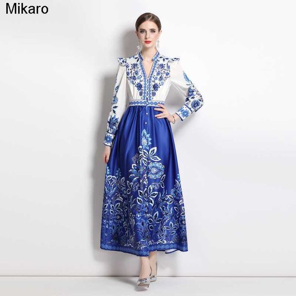 mikaro v-neck floral party maxi dress women designer long sleeve elegant pleated empire way dresses sweet cut casual resort wear ladies offi, Black;gray
mikaro v-neck floral party maxi dress women designer long sleeve elegant pleated empire way dresses sweet cut casual resort wear ladies offi, Black;gray