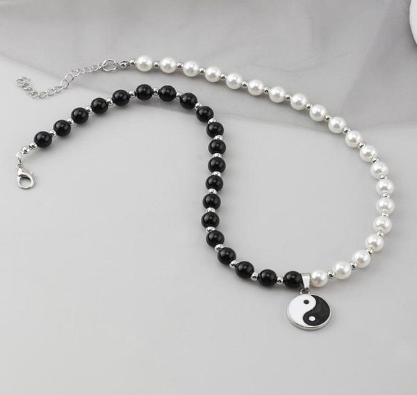 chokers round pearl beads yin yang taichi pendant stainless steel chain necklace couple jewelry women mens3335148, Golden;silver
chokers round pearl beads yin yang taichi pendant stainless steel chain necklace couple jewelry women mens3335148, Golden;silver