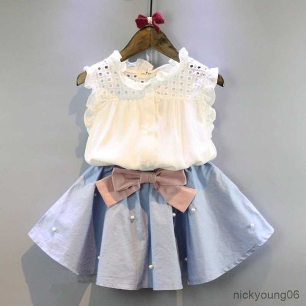 clothing sets kids clothes girls new ruffle neck shirt blouse andbowknot skirt outfits set 2pcs wholesale, White
clothing sets kids clothes girls new ruffle neck shirt blouse andbowknot skirt outfits set 2pcs wholesale, White