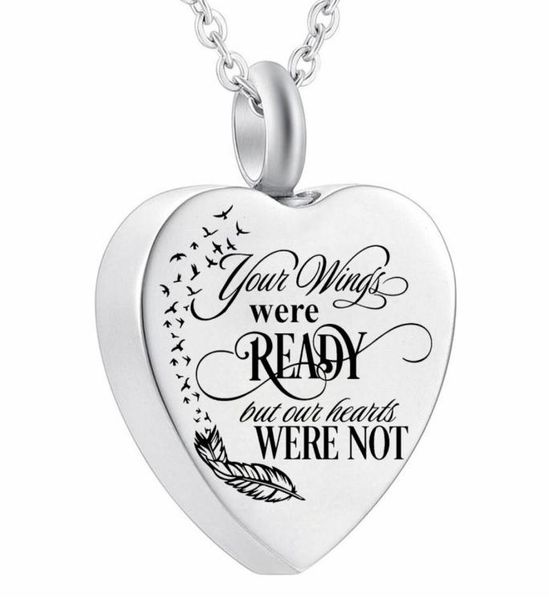 stainless steel angel wings cremation jewelry ash necklaces keepsake memorial waterproof urn pendant necklace for ashes1462318, Silver
stainless steel angel wings cremation jewelry ash necklaces keepsake memorial waterproof urn pendant necklace for ashes1462318, Silver