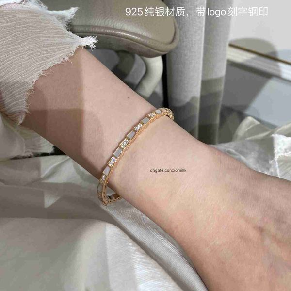 designer luxury belgary brand bracelet v gold white fritillaria diamond snake bone bracelet 18k rose gold diamond shell bracelet, Black
designer luxury belgary brand bracelet v gold white fritillaria diamond snake bone bracelet 18k rose gold diamond shell bracelet, Black