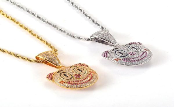 wholea cute clown pendant with a round face and diamond chain zircon electroplating copper hiphop jewelry full of diamonds3128394, Silver
wholea cute clown pendant with a round face and diamond chain zircon electroplating copper hiphop jewelry full of diamonds3128394, Silver