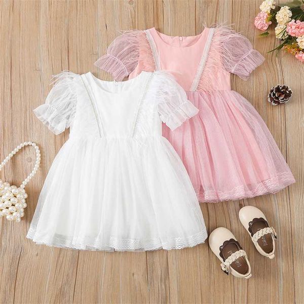 girl's dresses 1-6t children puff sleeve dress with feather tassel decoration mesh stitching summer puff sleeve feather mesh fashion dr, Red;yellow
girl's dresses 1-6t children puff sleeve dress with feather tassel decoration mesh stitching summer puff sleeve feather mesh fashion dr, Red;yellow